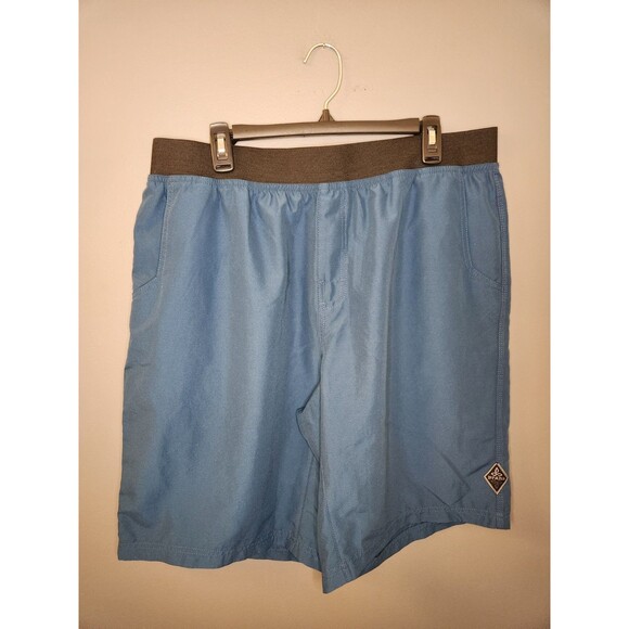 prAna Other - Prana Mojo Shorts Men's XXL Blue Elastic Waist Performance Quick‎ Dry Hiking 10"